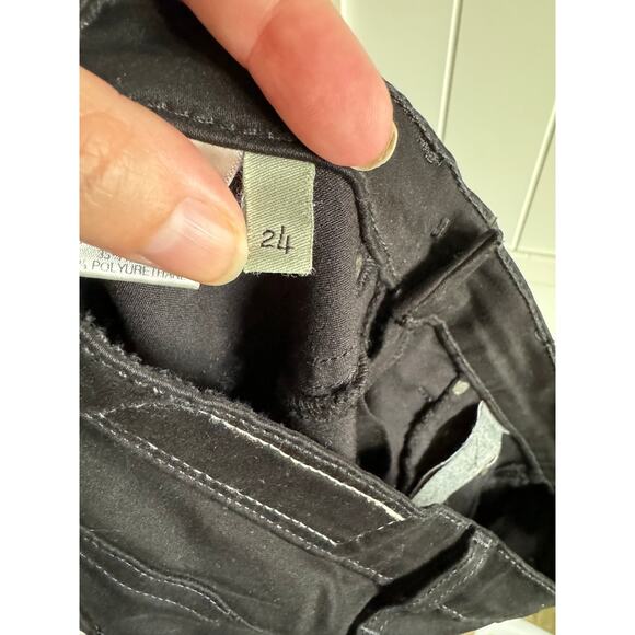 Rag & Bone Womens Jeans Sz 24 Black Plush Legging Style Pants W15030163 - Picture 8 of 11